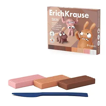 Пластилин 8 цветов 144г 