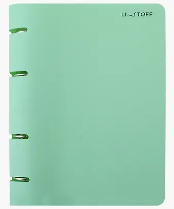 Тетрадь на кольцах в клетку Listoff, 