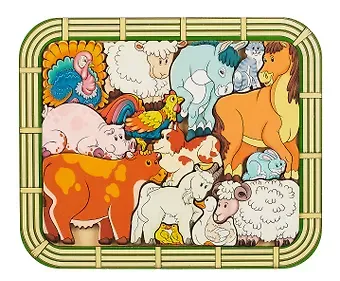 Зоопазл деревянный 