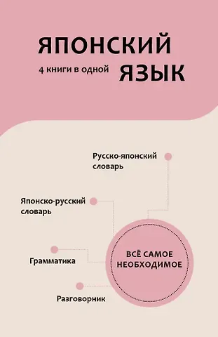 Надежда Владимировна Надежкина Японский язык. 4 книги в одной: разговорник, японско-русский словарь, русско-японский словарь, грамматика