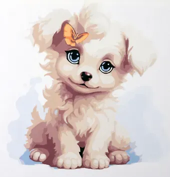 Холст с красками по номерам 