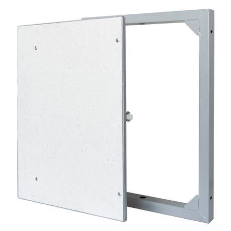 Люк ревизионный под плитку Эвент ЛК2МН стальной 300х300 мм скрытый нажимной