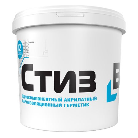 Герметик акриловый пароизоляционный внутренний Стиз B белый 3 кг