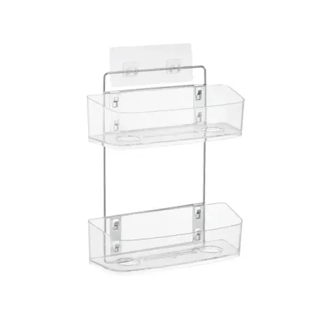 Полка для душа Lemer Don 2 яруса цвет прозрачный прозрачный корпус для камеры security hinmade t1 из акрила