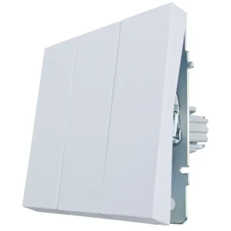 Выключатель встраиваемый Lezard Zima 3 клавиши цвет белый