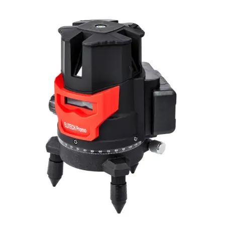 Уровень лазерный Elitech ПЛ 10-4В-ЗЕЛ зеленый луч, 25 м