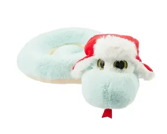 Мягкая игрушка Символ года Змейка в ушанке (23см) (12-1568-202405-SN4)