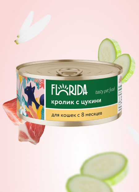 Холистики FLORIDA консервы Для кошек 