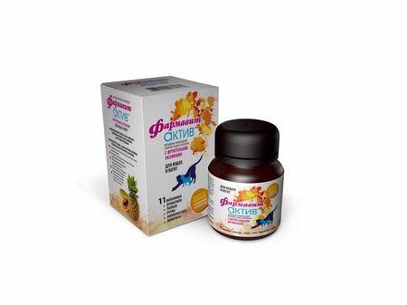 Витамины и добавки Фармакс Фармавит Актив витамины для кошек и котят 60 таб. (60 таб.)