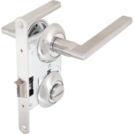 Дверные ручки 71 SN с запиранием комплект цвет никель