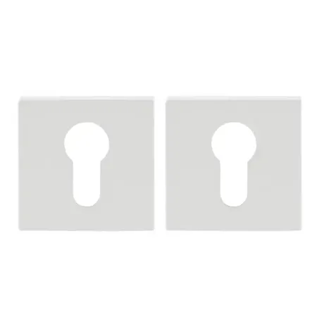 Накладка на цилиндр Armex DP-C-30 6x51 мм цвет белый матовый 2 шт.