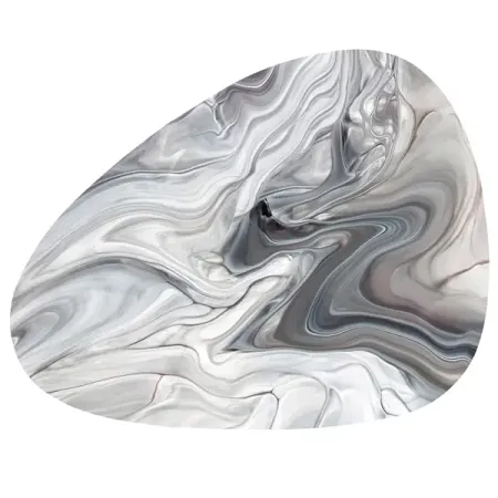Салфетка для сервировки 35.5x45 см Андромеда овальная полипропилен цвет серо-белый