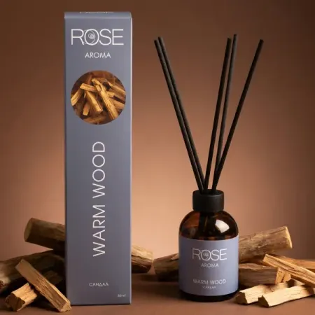 Ароматический диффузор Rose Warm Wood 50 мл