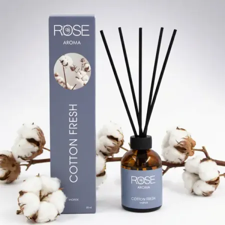Ароматический диффузор Rose Cotton Fresh 50 мл