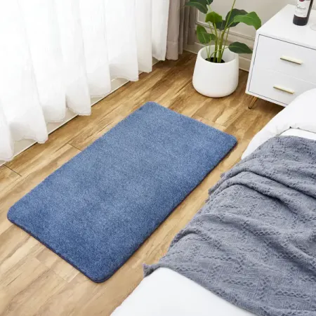 Ковер Bingo Mix 60x110 см полиэстер цвет синий большой ковёр из полиэстера