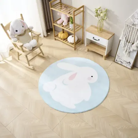 Ковер Kindora круг ø100 см полиэстер AZ-225 мини банты для декора полиэстер 180 шт