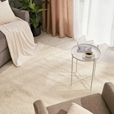 Ковер KREAFORTA Shaggy Bosfor 160x230 см полипропилен цвет кремовый