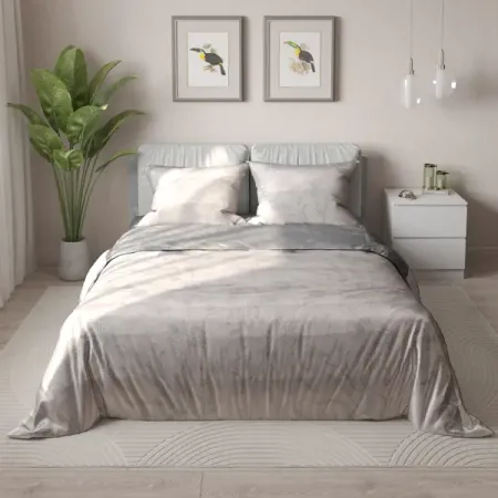 Комплект постельного белья Bouquet Дуэт 344 семейный перкаль бежевый