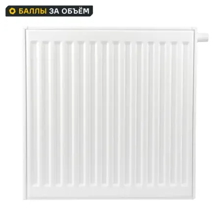 Радиатор панельный Neolaser Ventil Compact 22 500x500 нижнее правое подключение сталь белый