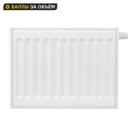Радиатор панельный Neolaser Ventil Compact 22 300x400 нижнее правое подключение сталь белый