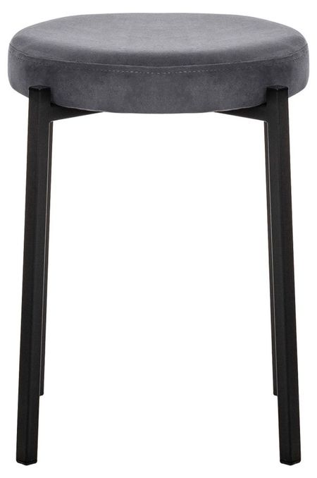 Табурет Висс Графит/черный, 37х37х51 см