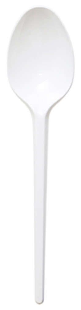 Набор одноразовых столовых ложек Каждый день белые, 10 шт