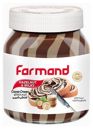 Паста Farmand молочно-ореховая с какао Иран, 330 г