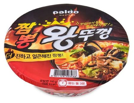 Лапша быстрого приготовления Paldo Вантуккон Чампонг Корея, 110 г
