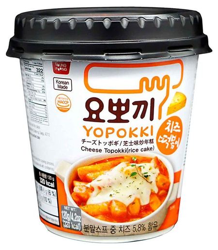 Рисовые клецки Young Poong с сырным соусом Корея, 120 г