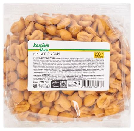 Крекер рыбки Каждый День, 200 г кэтрин белнеп мамская правда позорные случаи и убийственно честные советы материнство каждый день – в бою