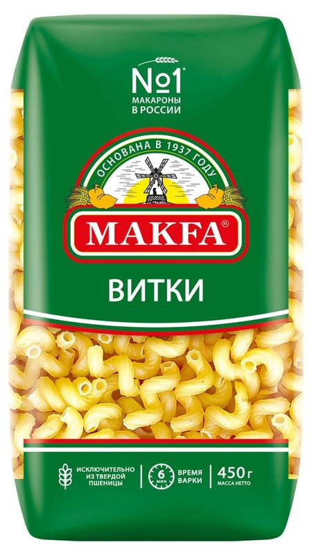 Макаронные изделия Makfa Витки пружинки, 450 г