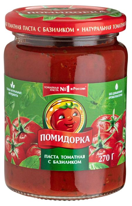 Соус томатный ПОМИДОРКА с базиликом, 270 г