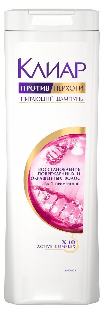Шампунь против перхоти Клиар Восстановление поврежденных и окрашенных волос, 400 мл