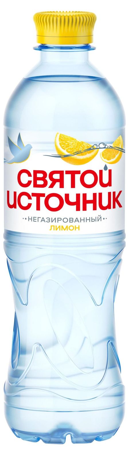 Вода питьевая Святой Источник со вкусом лимона негазированная, 500 мл