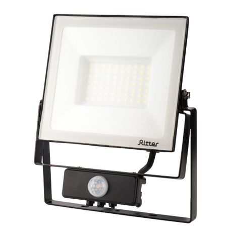 Прожектор светодиодный Ritter Profi 6500К 70 Вт IP65 с датчиком движения черный