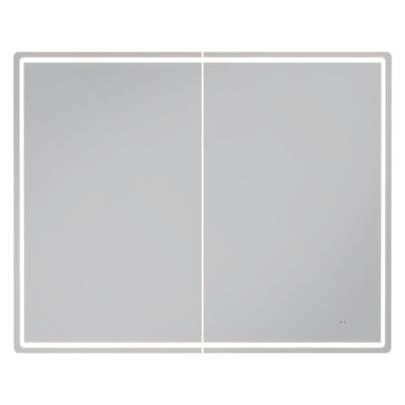 Зеркальный шкаф Vigo Geometry Classic 100х79х17 см с подсветкой белый