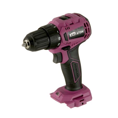 Дрель-шуруповерт аккумуляторная КМ АТОМ 18 В без АКБ и ЗУ (CD-185BL)