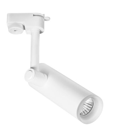 Светодиодный трековый светильник однофазный Arte Lamp Hubble 4000К 10 Вт белый (A6813PL-1WH) светильник фасадный arte lamp alcyone led 1х9вт ip65 пластик