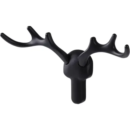 Крючок Larvij Олень цинковый цвет черный