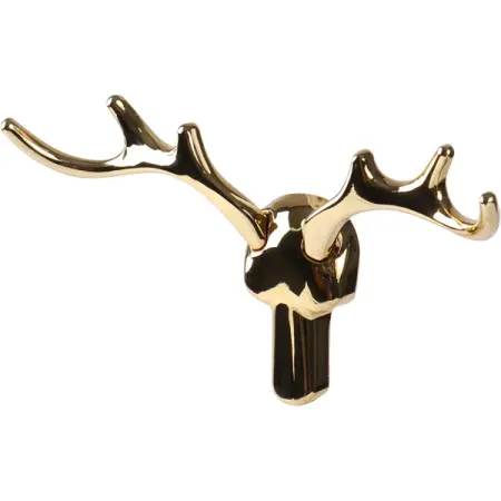 Крючок Larvij Олень цинковый цвет золотой