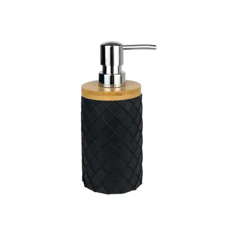 Дозатор для жидкого мыла Lemer Lille полирезин цвет черный/дерево дозатор для жидкого мыла аквалиния soft мокачино
