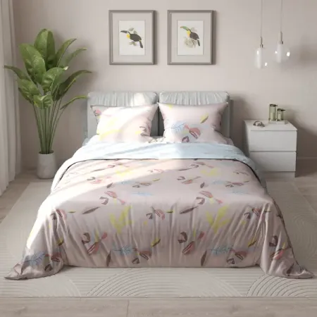 Комплект постельного белья Mona Liza Foliage двуспальный Plus бязь зеленый