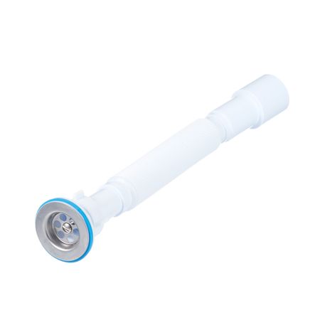 Сифон для раковины АНИ пласт 1 1/4х40/50 мм с выпуском 40/50 мм с соединением 40/50 мм белый (G206)