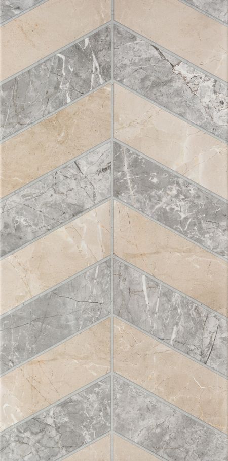 Плитка облицовочная Lavelly Eterno Motivo Calmo серо-бежевая 598x298x8,5 мм (8 шт.=1,425 кв.м)