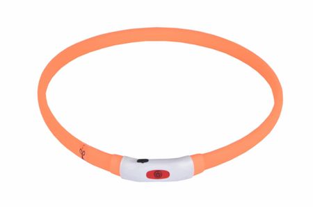 Ошейники, шлейки WOGY Ошейник светящийся, влагостойкий, изменяемой длины, в ассортименте (70х1.5 см) алекс т смит клод гуляет по городу