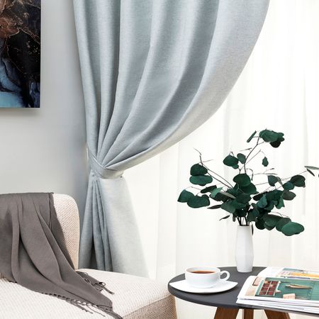 Штора рогожка светло-серая 180х260 см Legrand Левис (58134665)