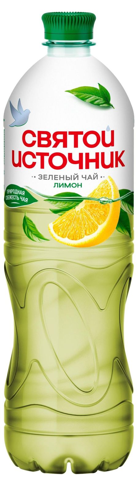 Чай зеленый холодный Святой Источник Лимон, 1 л