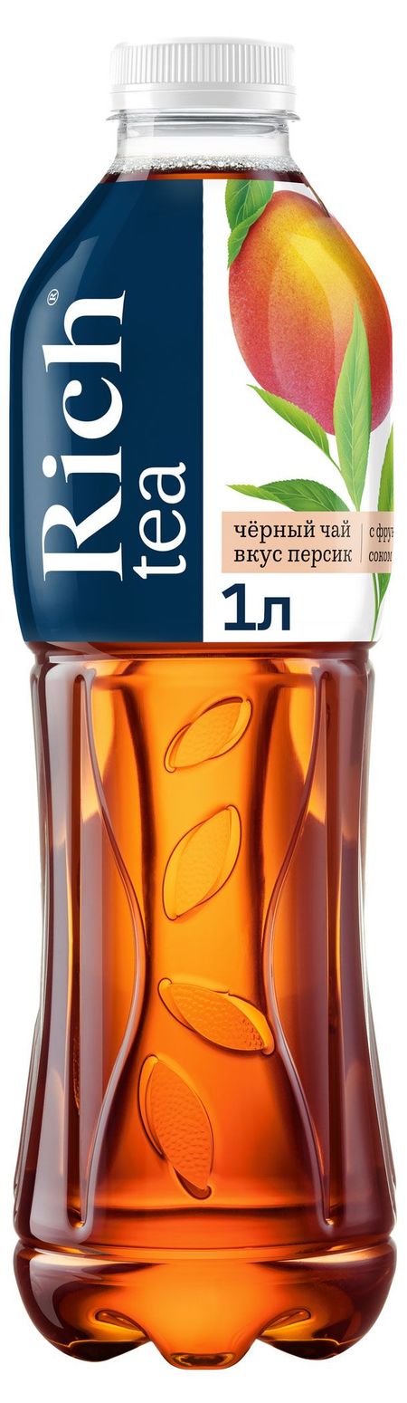 Чай черный Rich Персик, 1 л денис анатольевич ануров философский фреш 50 идей которые освежат твое сознание