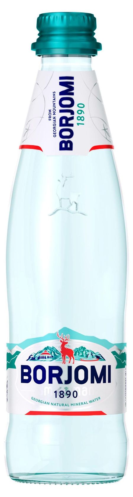 Вода минеральная Borjomi природная лечебно-столовая газированная, 330 мл