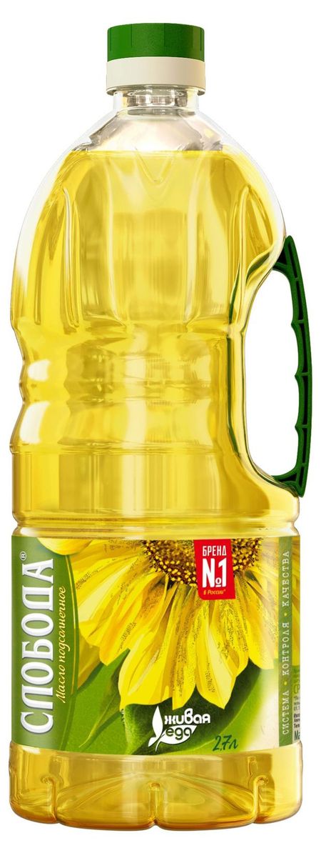 Масло подсолнечное Слобода рафинированное, 2,7 л инна сергеевна панасюк кто что говорит